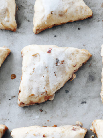 lemon cranberry scones